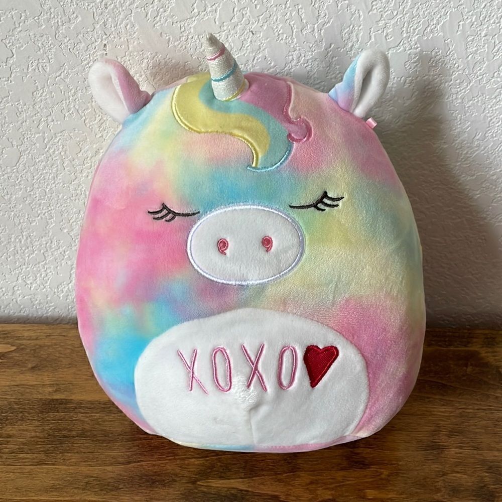 ANICA NWOT Tye Dye Unicorn 8” Squishmallow